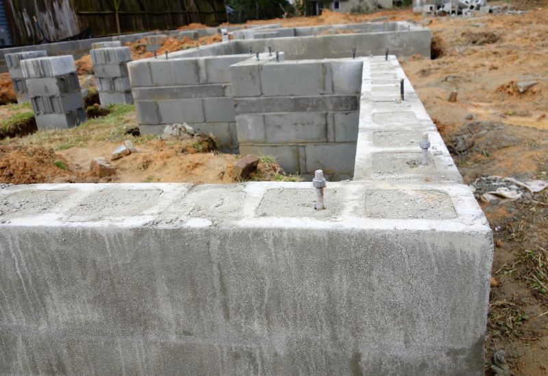 Concrete Block Foundation