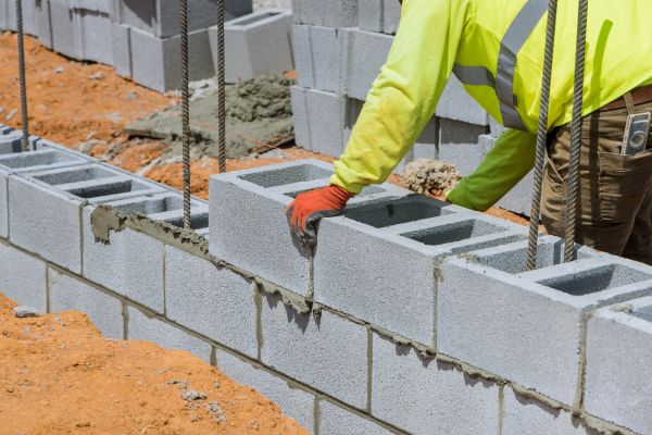 Concrete Blocks Installation in Cumming
