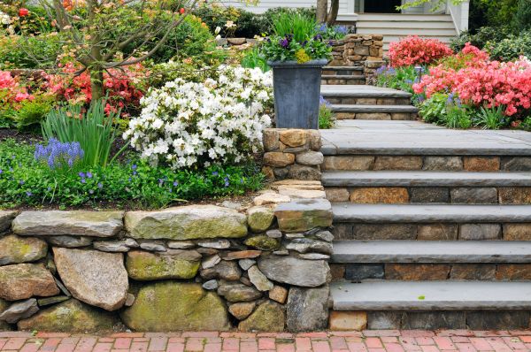 Stone Stairs Repair in Cumming