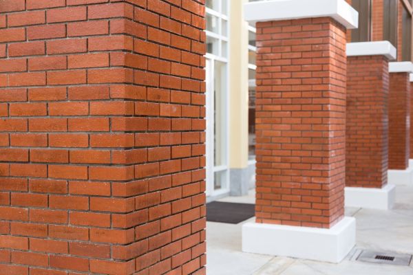 Brick Column Installation in Cumming
