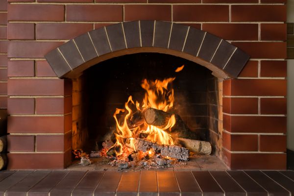 Brick Fireplace Installation in Cumming