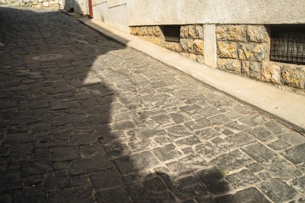 Stone Sidewalk Repair in Cumming