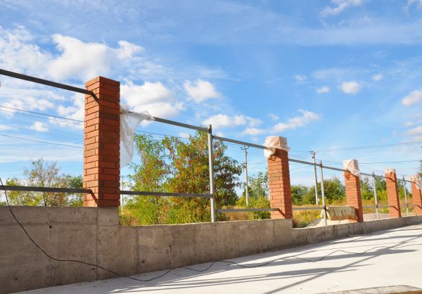 Brick Pillar Installation in Cumming